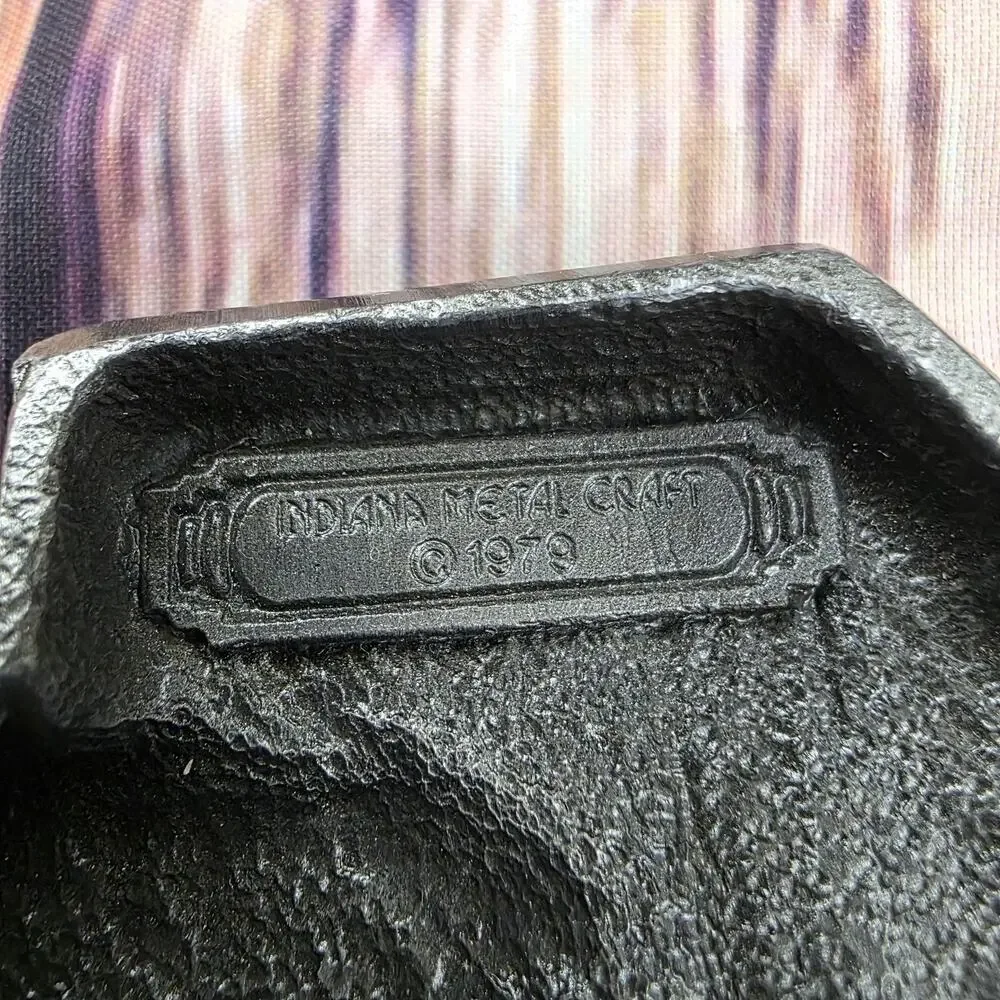 Vintage 1978 Indiana Metal Craft Truck Belt Buckle Semi Tractor Pewter USA